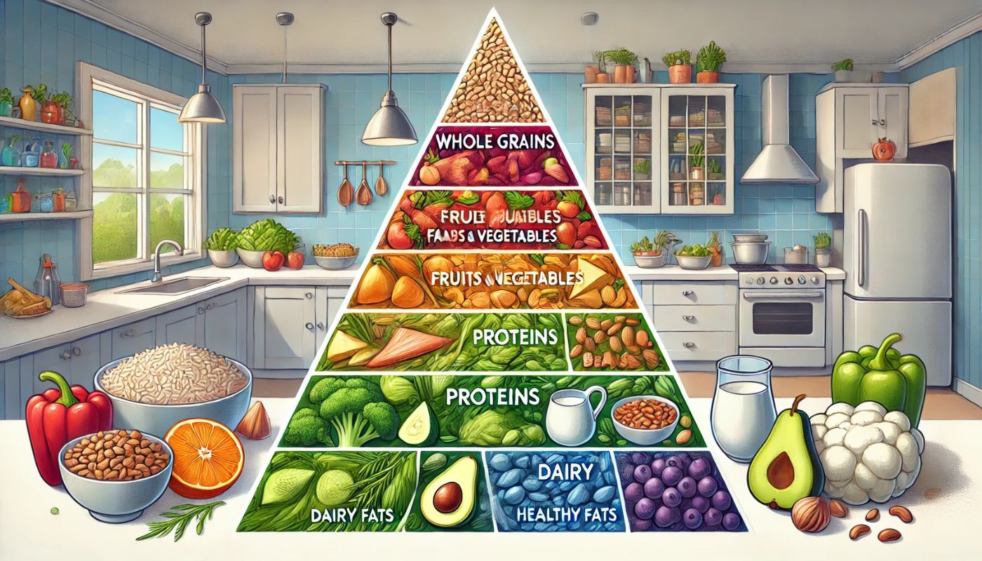 Food pyramid design